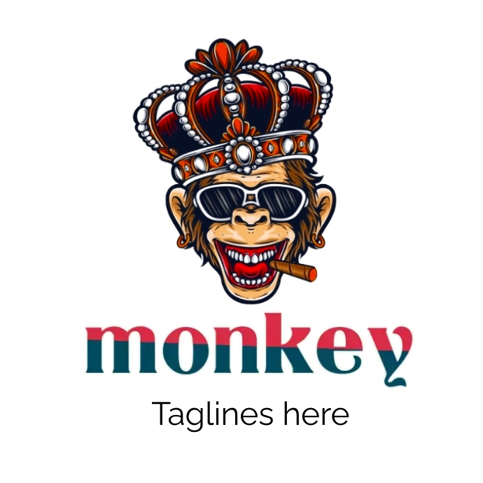 moneys logo design || monkey logo design โลโก้ template